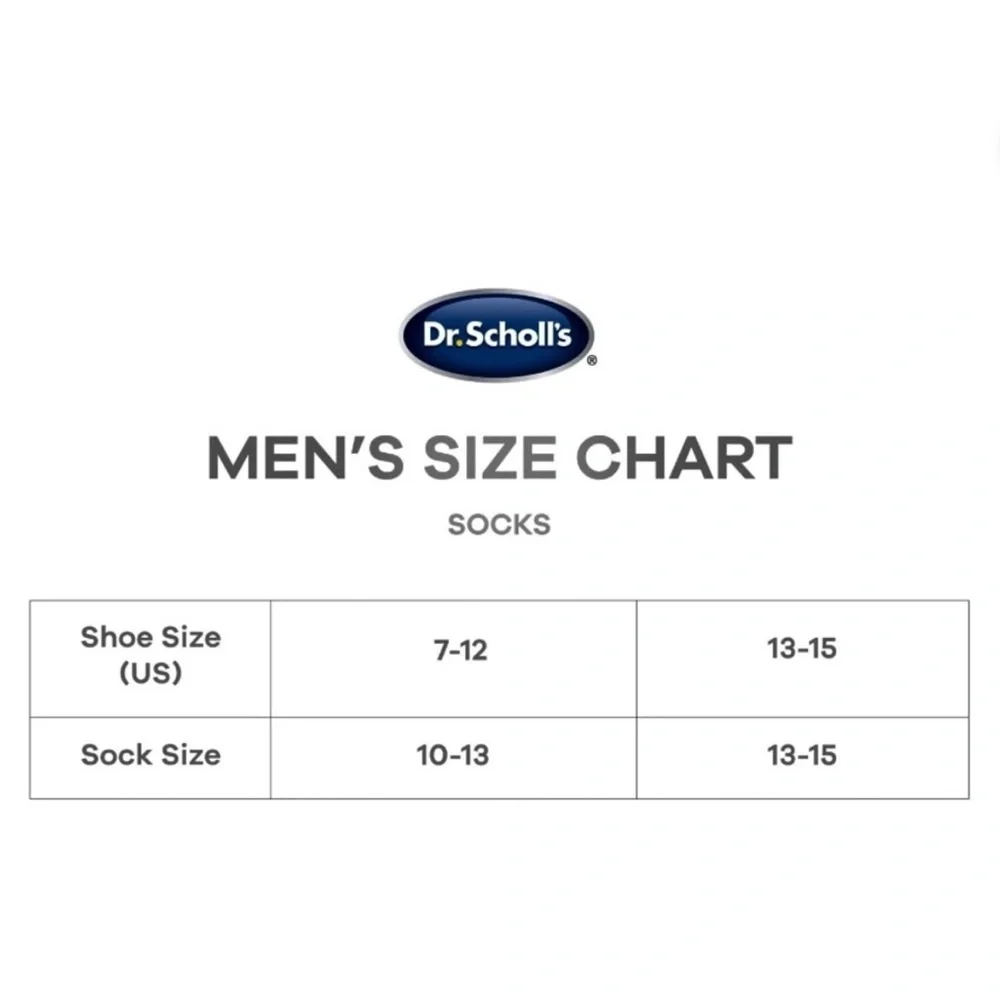 MEN’S SOCKS DR. SCHOLL’S 6 pair #350